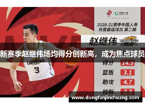 新赛季赵继伟场均得分创新高，成为焦点球员
